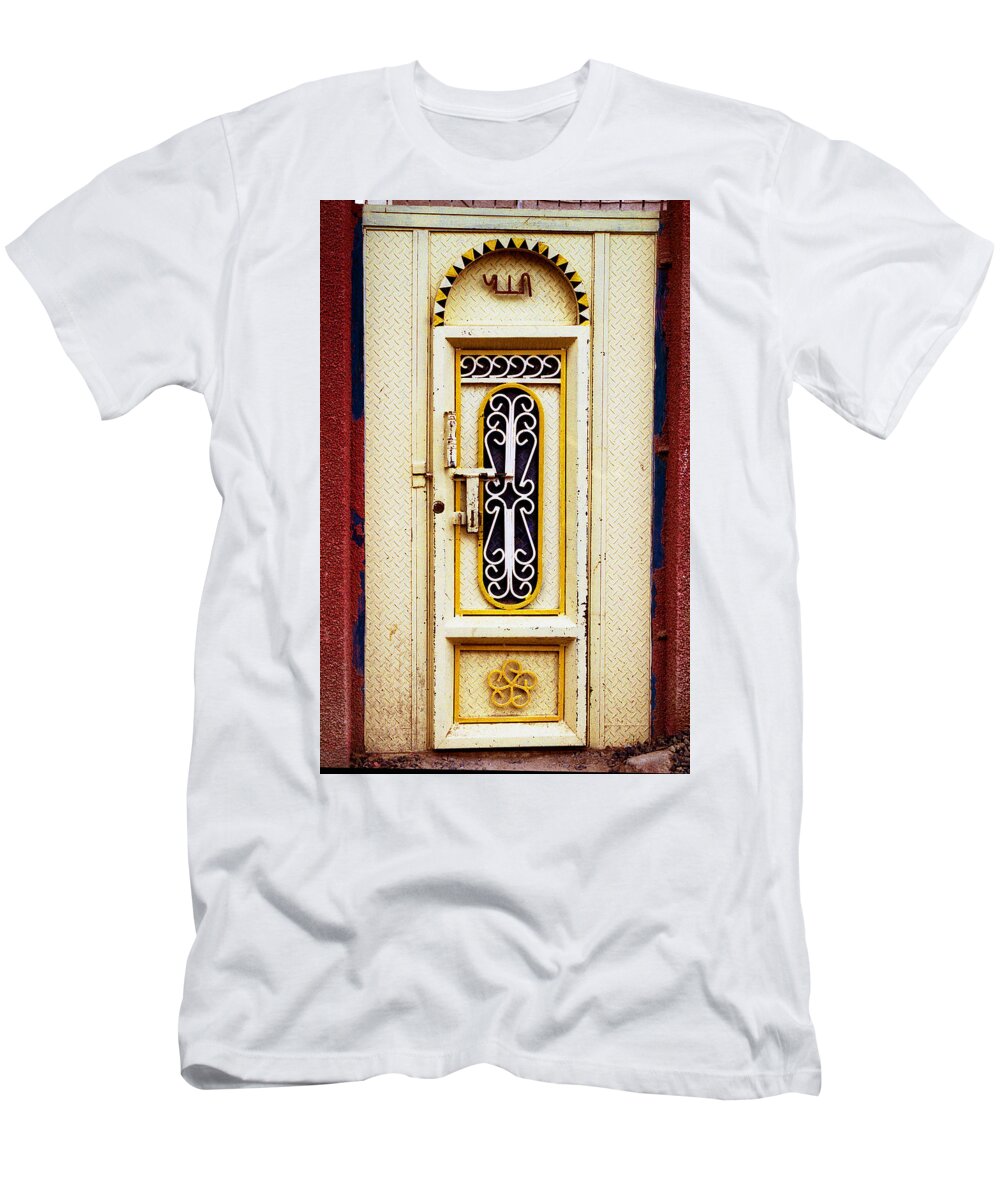 Door T-Shirt featuring the photograph Doors of Yemen 5 by Robert Woodward