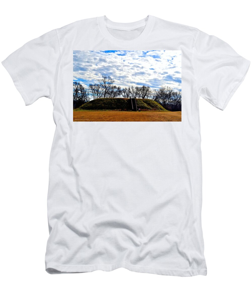 Etowah Indian Mounds T-Shirt featuring the photograph Etowah Indian Mound B by Tara Potts