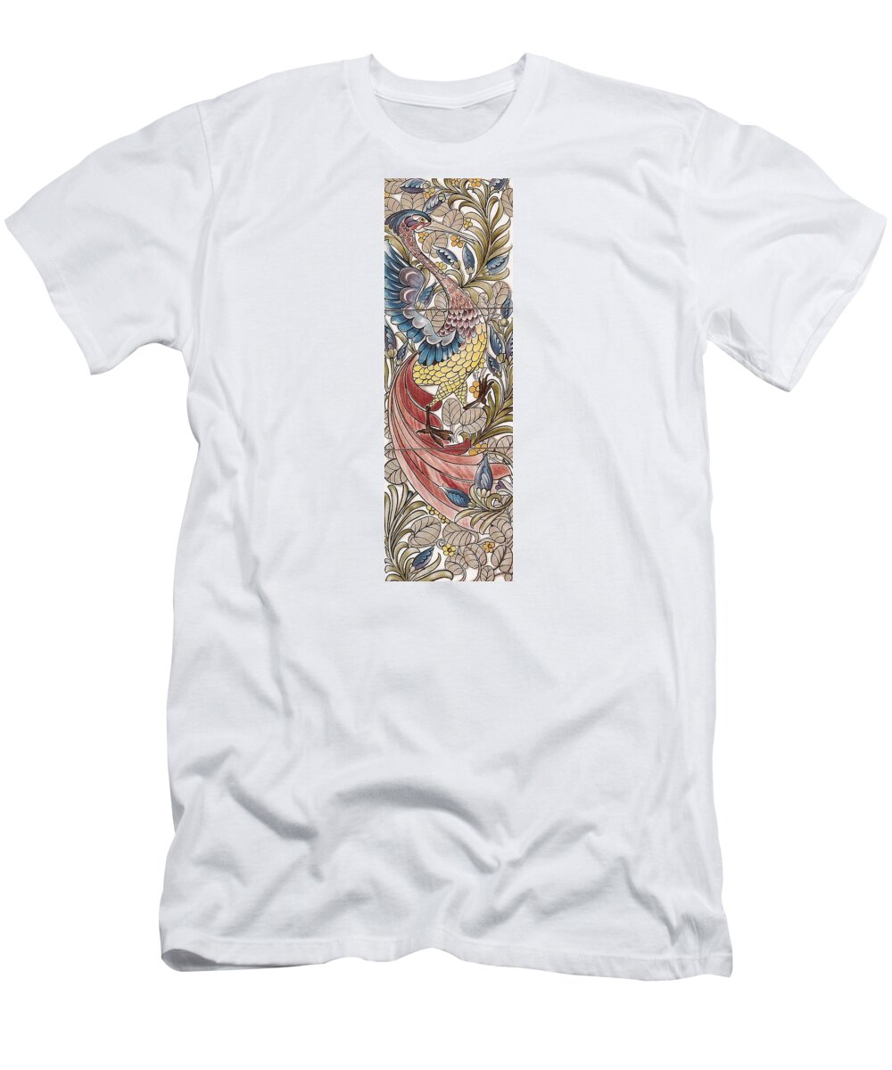 William T-Shirt featuring the tapestry - textile Exotic Bird by Philip Ralley