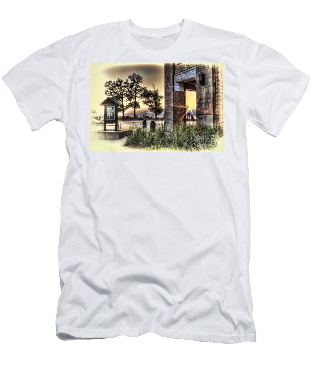 Indiana T-Shirt featuring the photograph Falling Star by Scott Wood