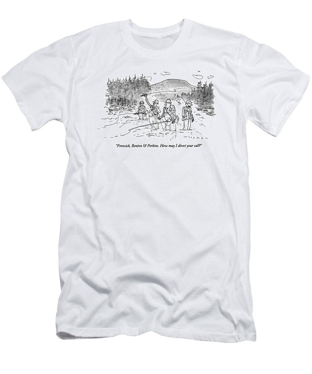 Fenwick, Benton & Perkins. How May I Direct T-Shirt by Bill Woodman - Conde  Nast