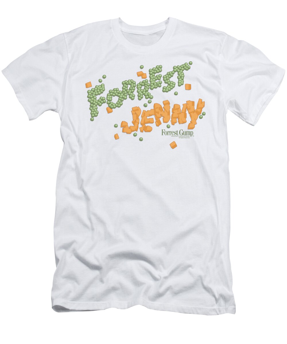 Forrest Gump T-Shirt featuring the digital art Forrest Gump - Peas And Carrots by Brand A