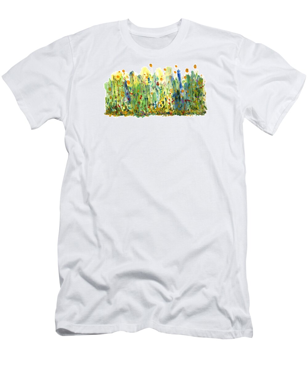Fragrance T-Shirt featuring the painting Fragrance by Bjorn Sjogren