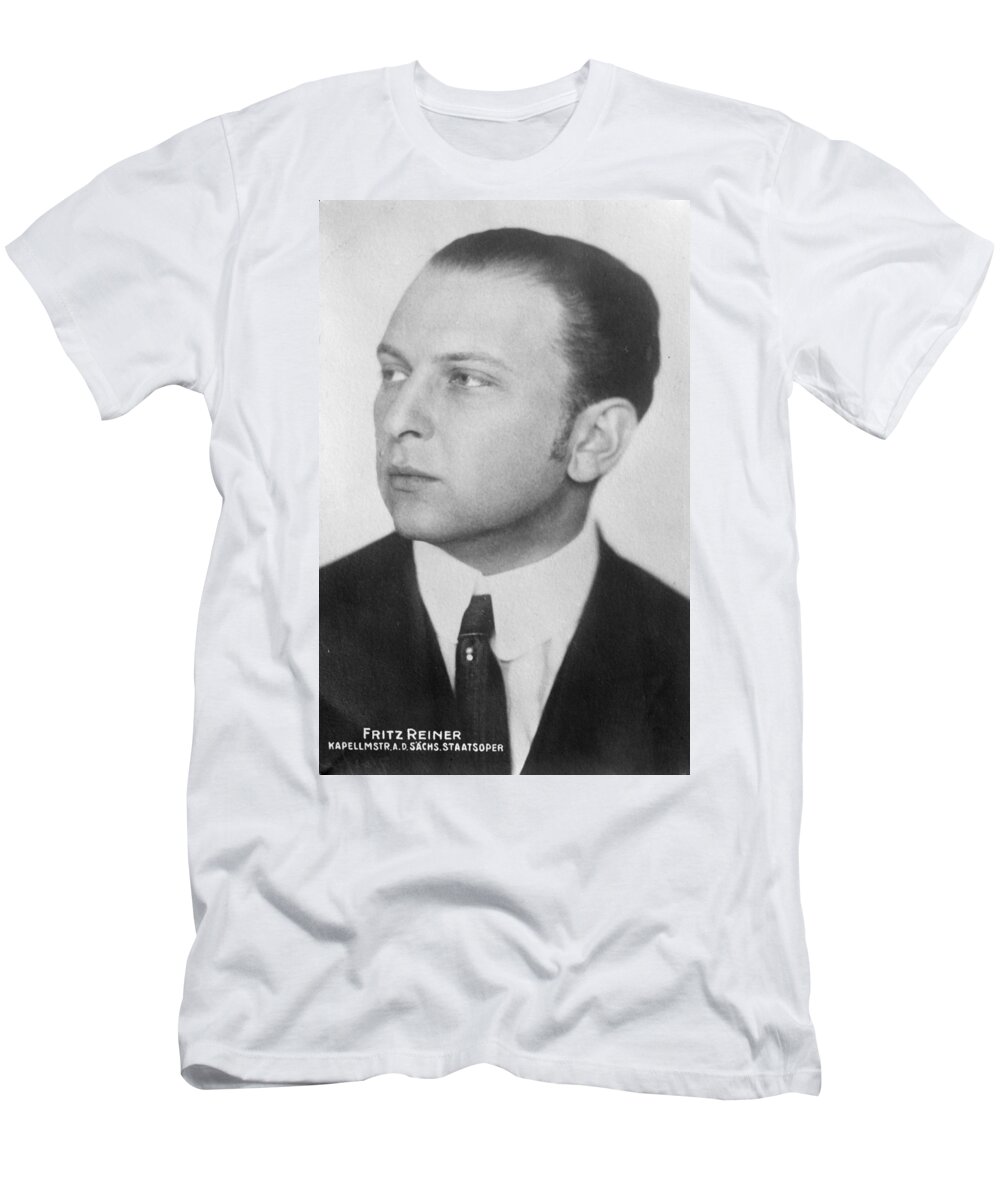 1930 T-Shirt featuring the photograph Fritz Reiner (1888-1963) by Granger