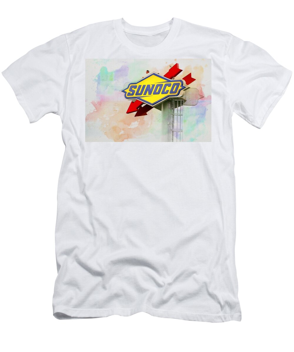 Daytona Beach Races T-Shirt featuring the photograph From The Sunoco Roost by Alice Gipson