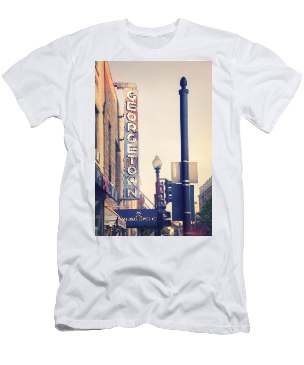 Georgetown T-Shirt featuring the photograph Georgetown U. S. A. by Nicola Nobile
