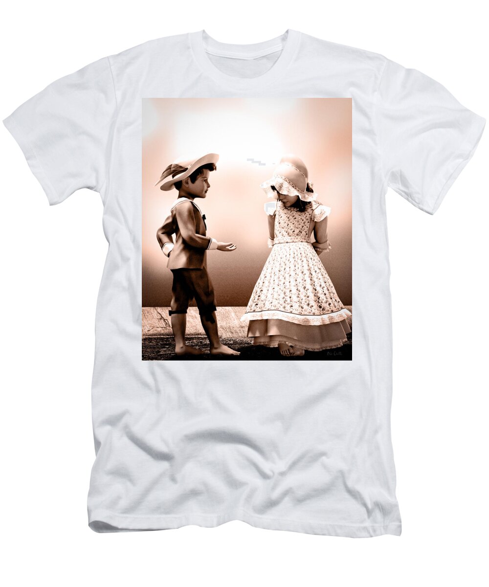 Girl T-Shirt featuring the photograph Give It Back by Bob Orsillo