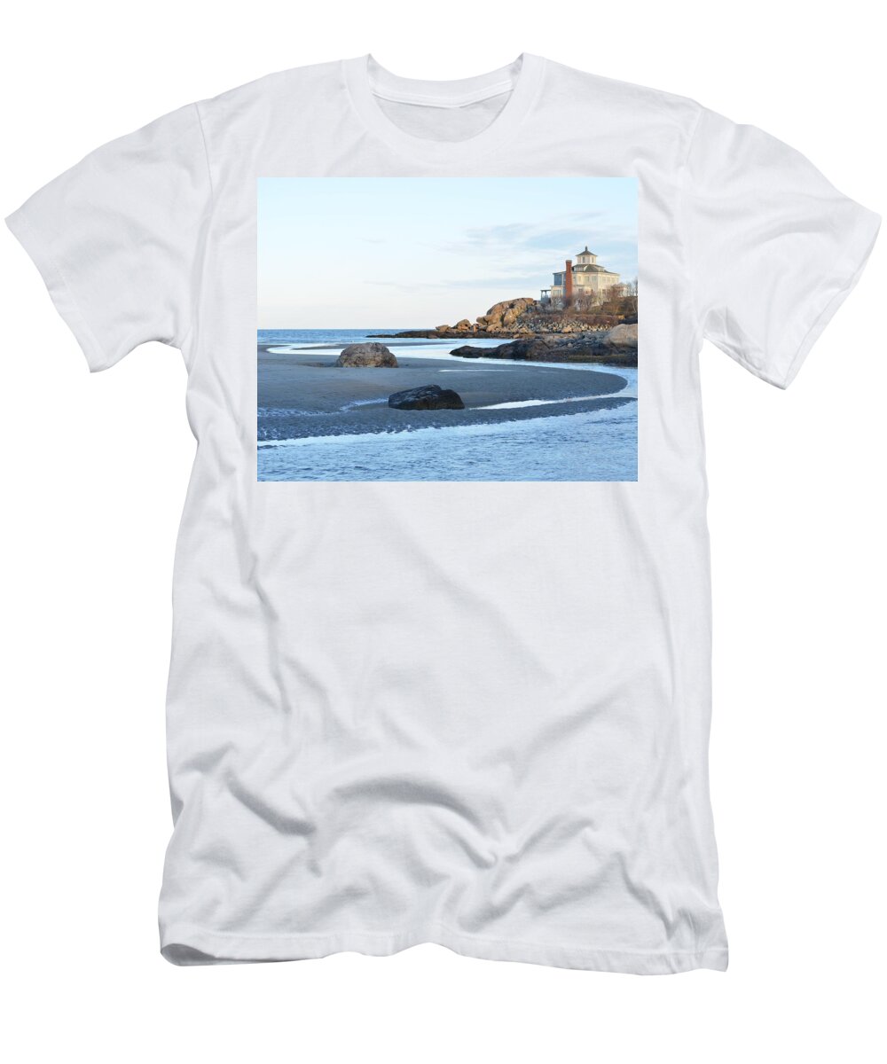 Good Harbor T-Shirt featuring the photograph Good Harbor Beach by Toby McGuire