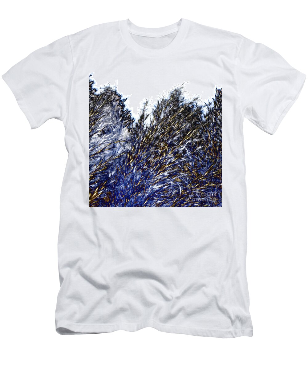 Prott T-Shirt featuring the digital art Grass solarisation by Rudi Prott