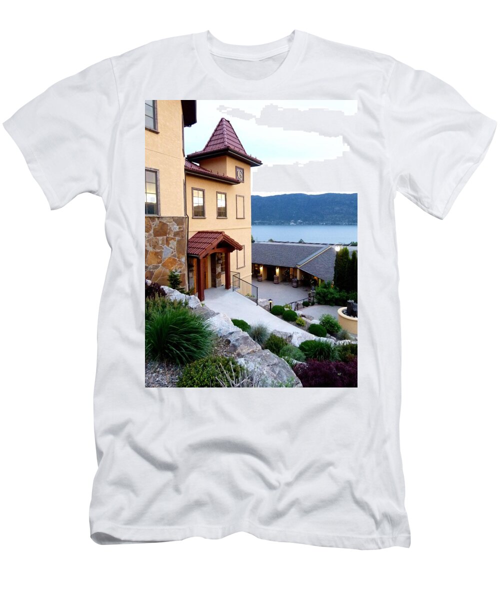 Gray Monk Winery T-Shirt featuring the photograph Gray Monk Winery by Will Borden