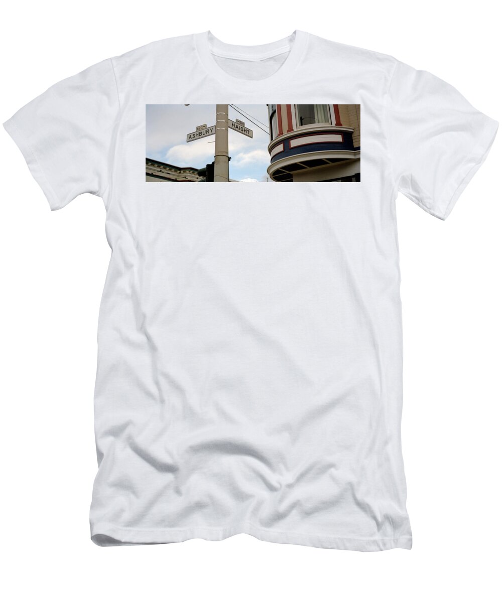 Photography T-Shirt featuring the photograph Haight Ashbury District San Francisco Ca by Panoramic Images