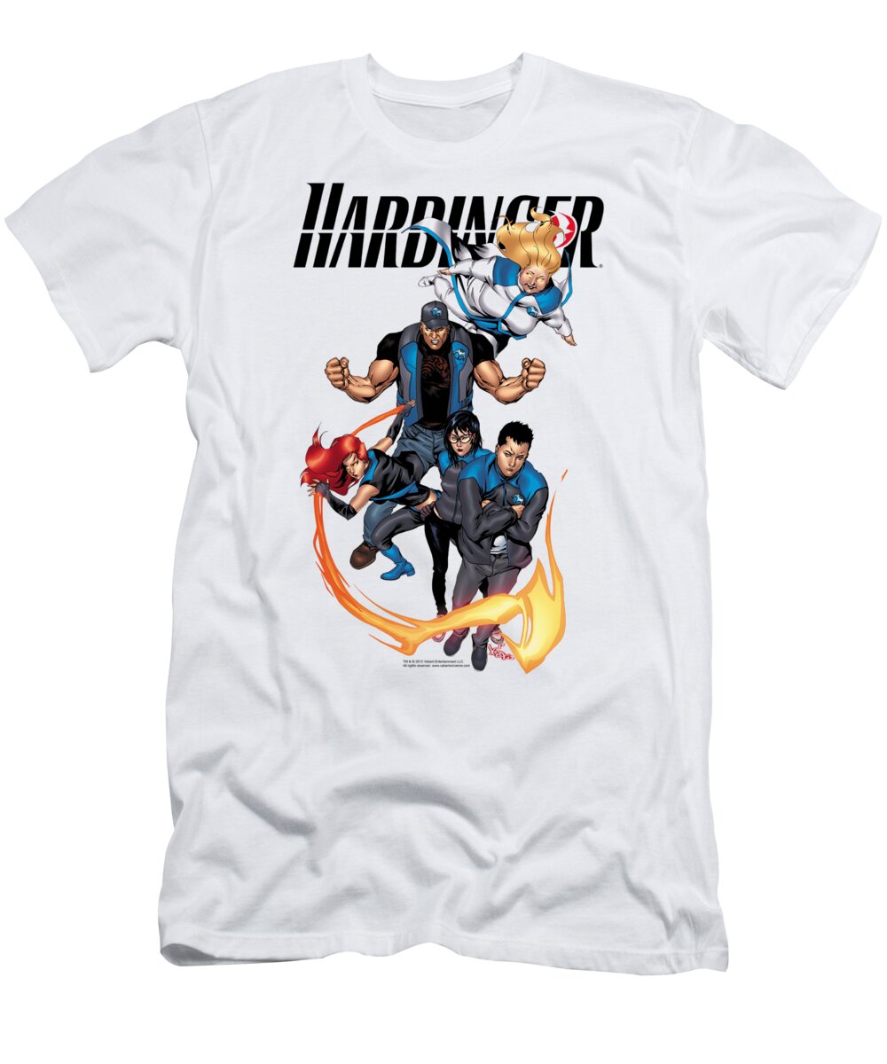  T-Shirt featuring the digital art Harbinger - Vertical Team by Brand A