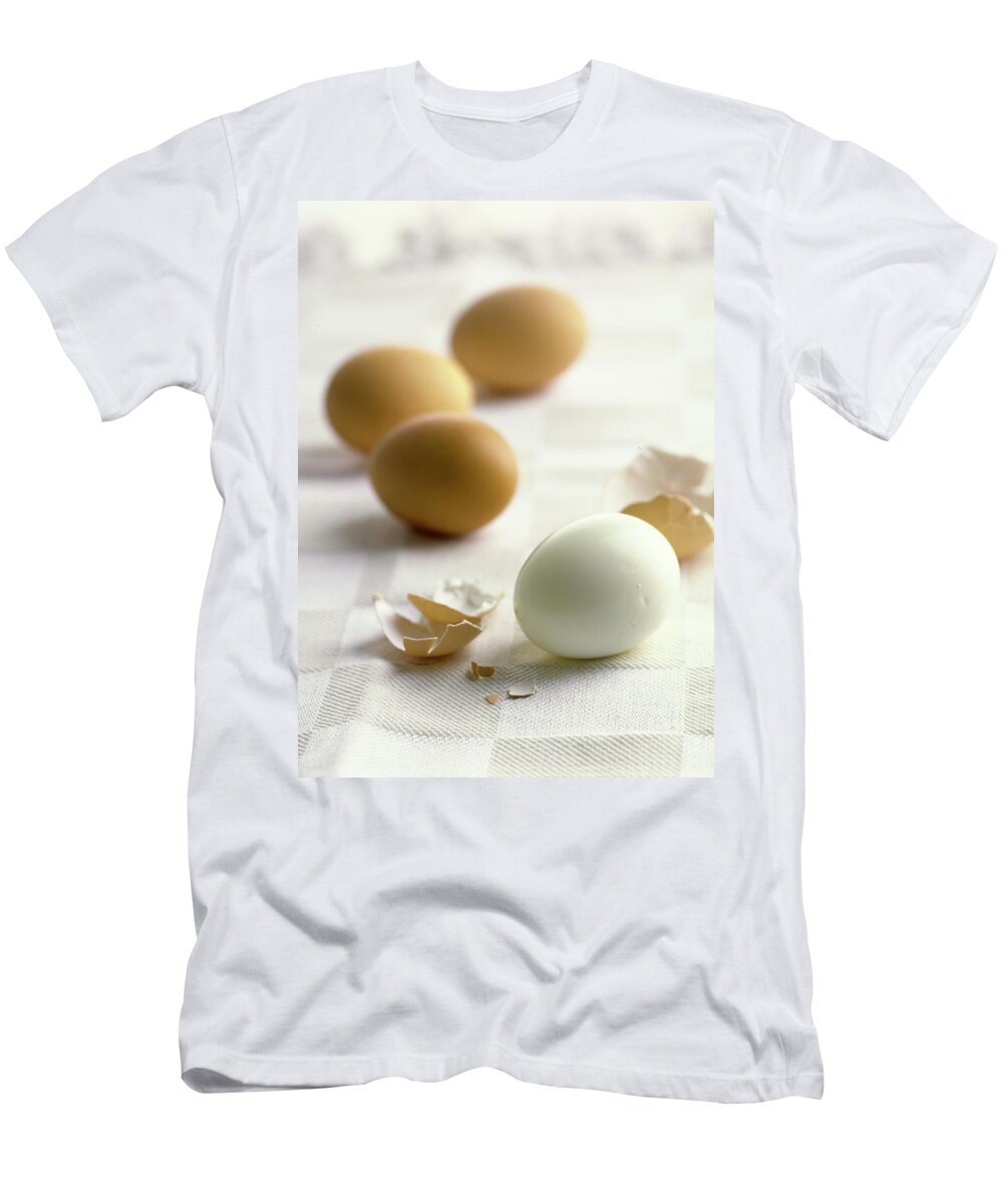 Cooking T-Shirt featuring the photograph Hard-boiled Eggs by Romulo Yanes