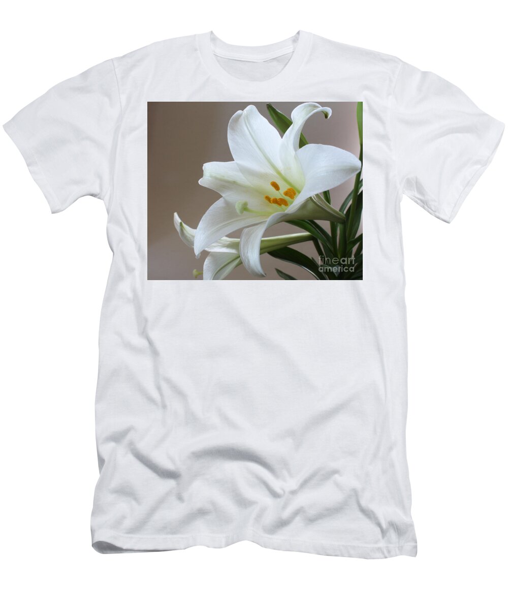 Lily T-Shirt featuring the photograph He is Risen by Anita Oakley
