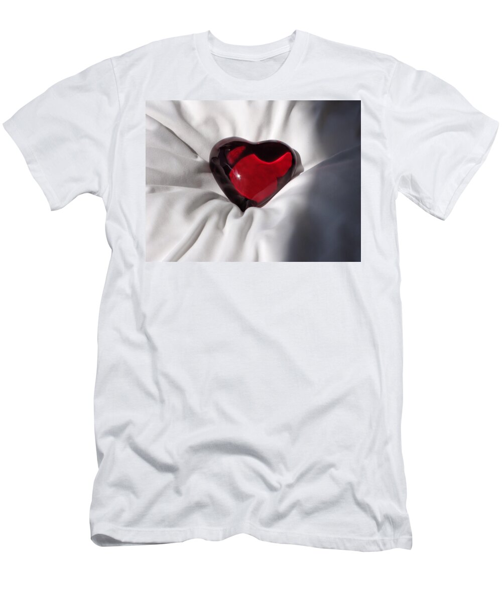 Heart T-Shirt featuring the photograph Heavy Heart by KATIE Vigil