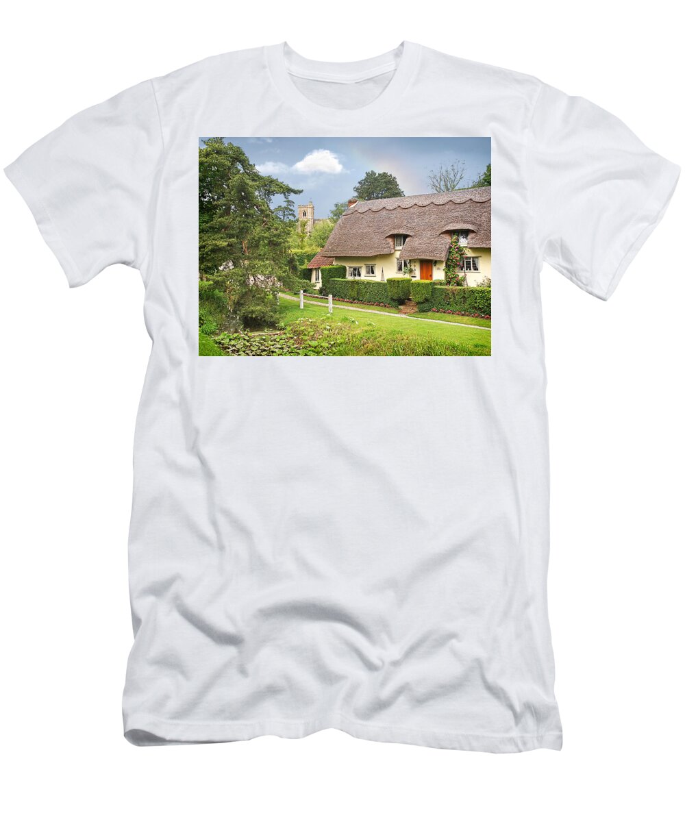 English Village T-Shirt featuring the photograph Home Sweet Home by Gill Billington