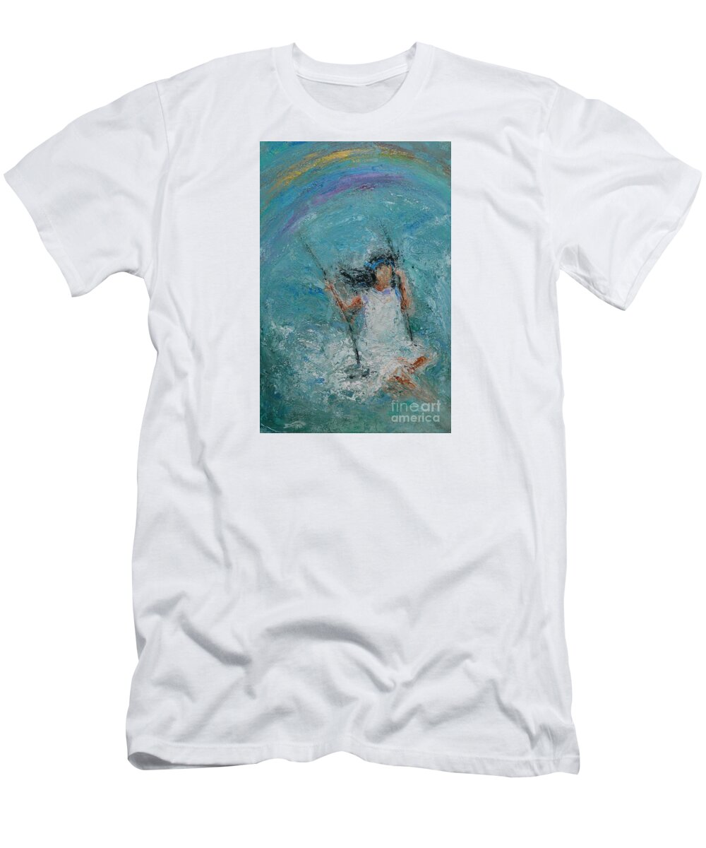 Hope T-Shirt featuring the painting Hope by Dan Campbell