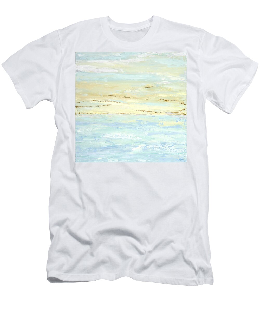 Abstract T-Shirt featuring the painting Dawn by Tamara Nelson