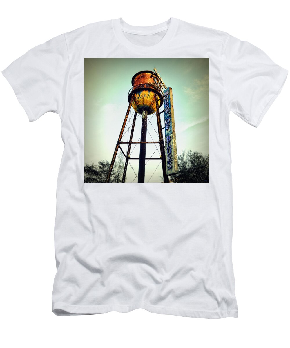 Music T-Shirt featuring the photograph House Of Blues by Glenn McCarthy Art and Photography