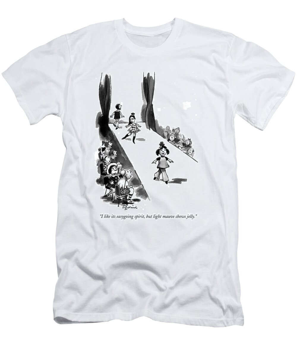 Fashion Shows T-Shirt featuring the drawing I Like Its Easygoing Spirit by Eldon Dedini