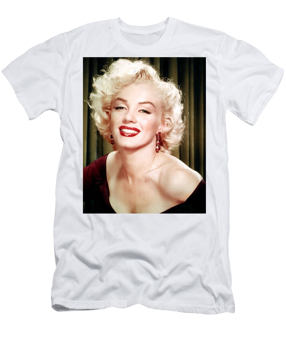 Marilyn Monroe T-Shirt featuring the photograph Iconic Marilyn Monroe by Georgia Fowler