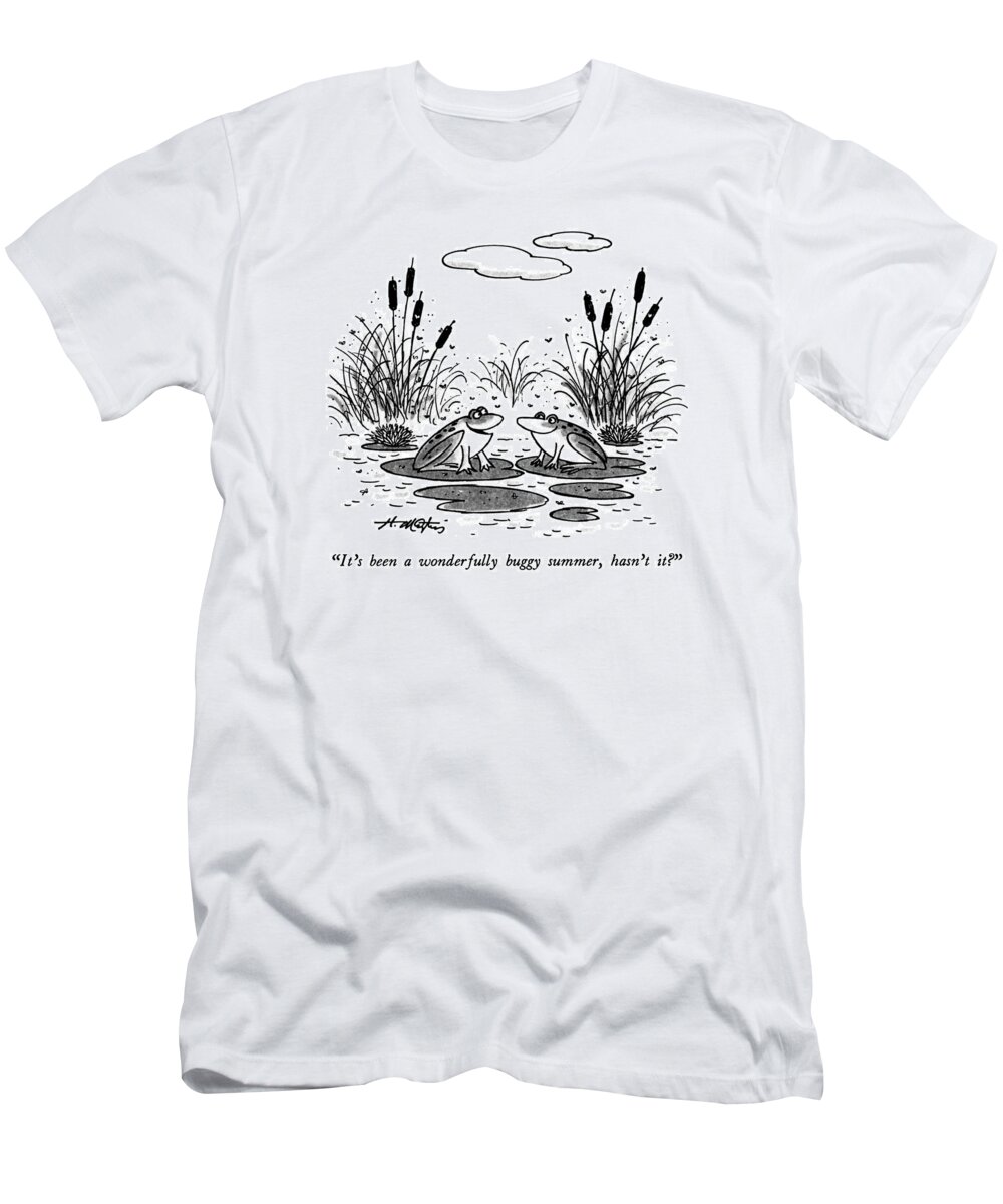 Nature T-Shirt featuring the photograph It's Been A Wonderfully Buggy Summer by Henry Martin