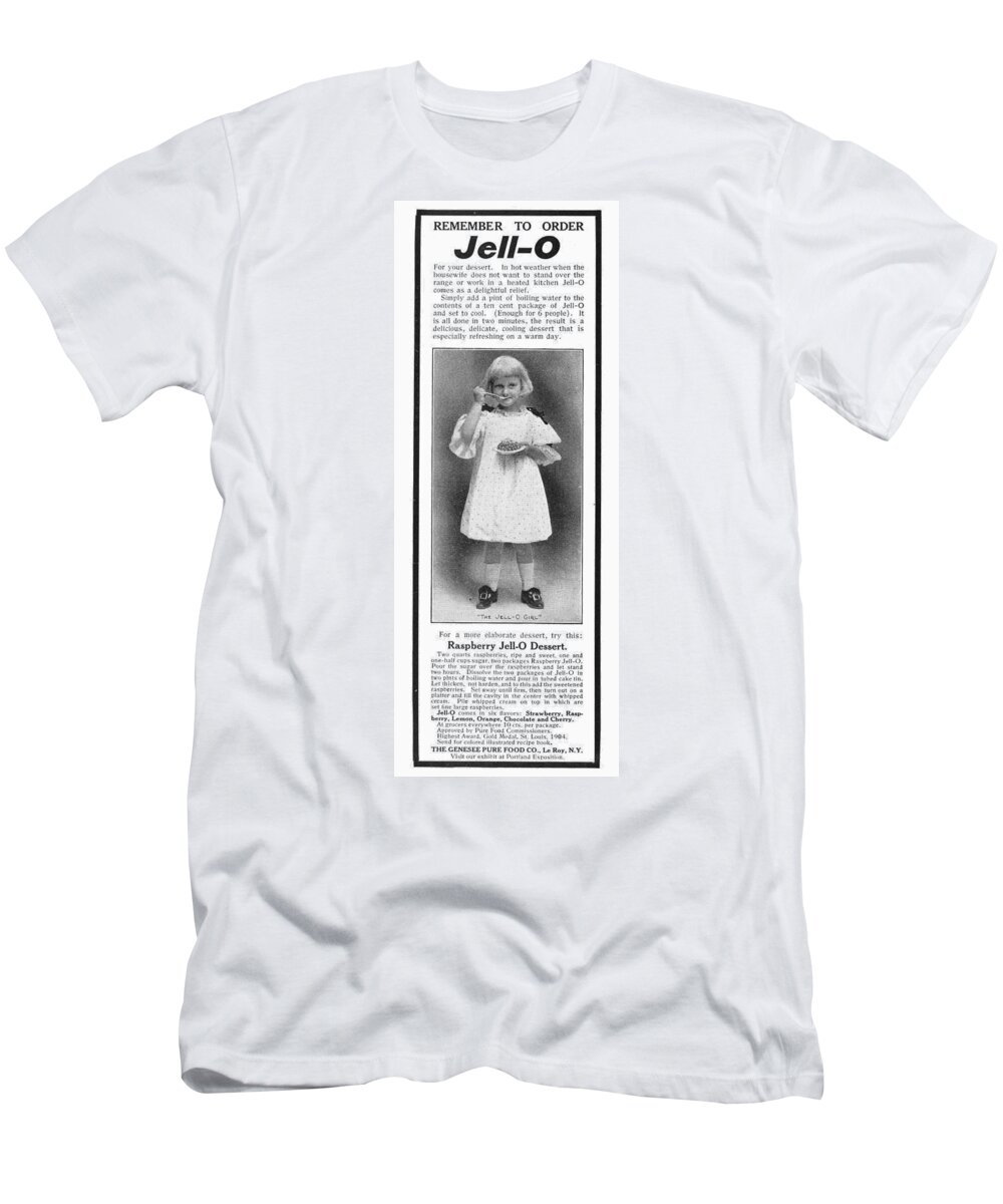 1905 T-Shirt featuring the photograph Jell-o Advertisement, 1905 by Granger