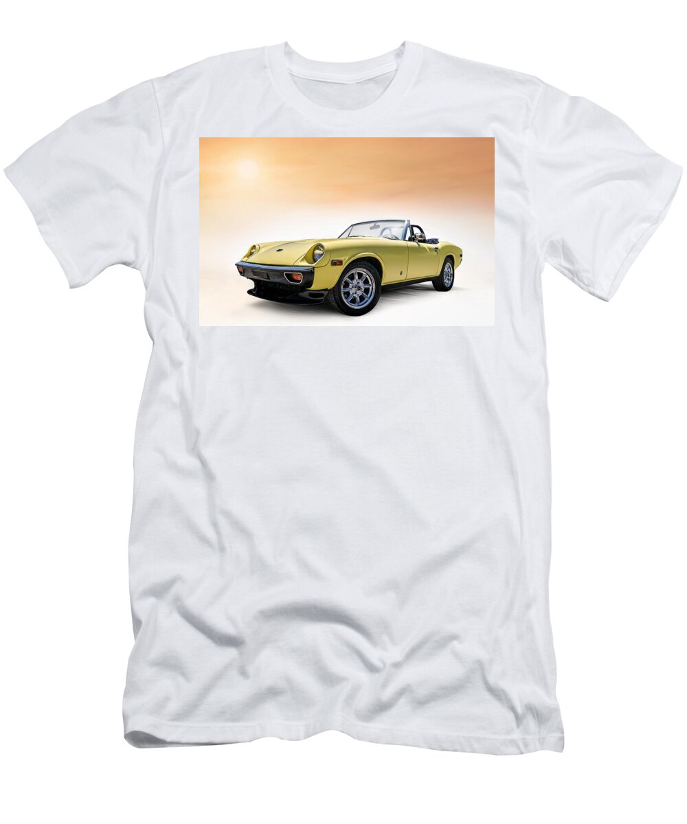 Car T-Shirt featuring the digital art Jensen Healey by Douglas Pittman