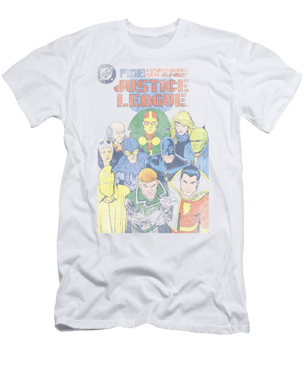 Justice League Of America T-Shirt featuring the digital art Jla - Justice League #1 Cover by Brand A