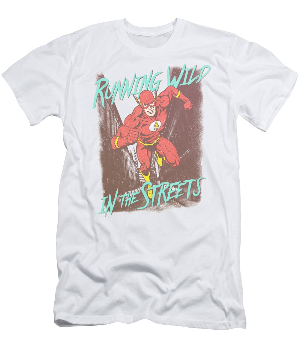  T-Shirt featuring the digital art Jla - Running Wild by Brand A