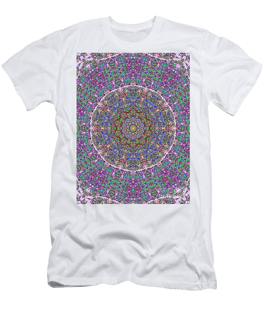 Abstract T-Shirt featuring the photograph Kaleidoscope by Robyn King