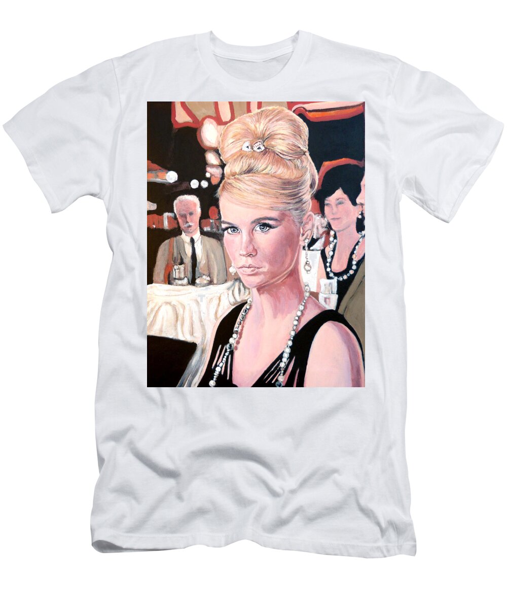 La Dolce Vita T-Shirt featuring the painting La Dolce Vita by Tom Roderick