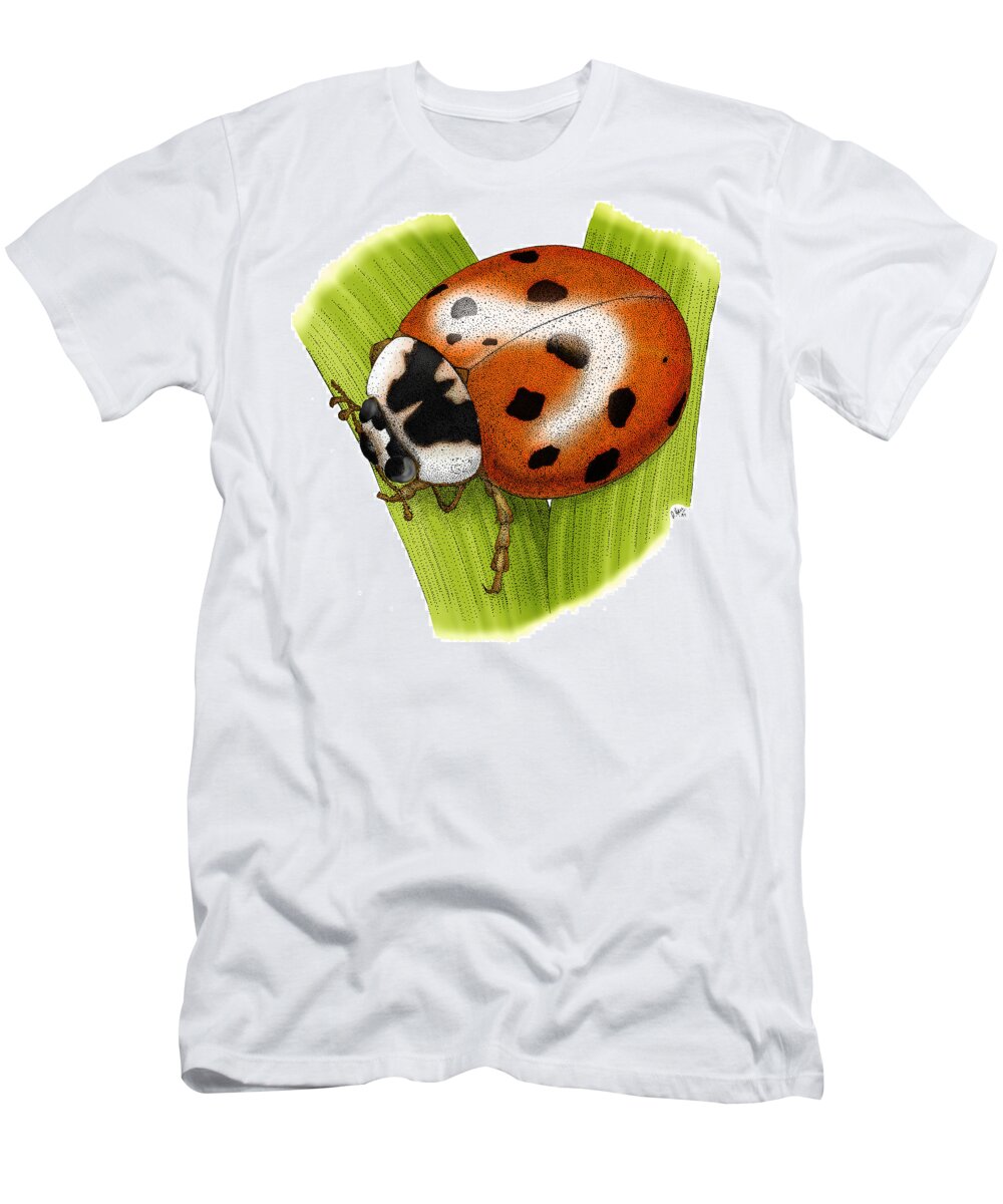 Animal T-Shirt featuring the photograph Ladybug Beetle by Roger Hall