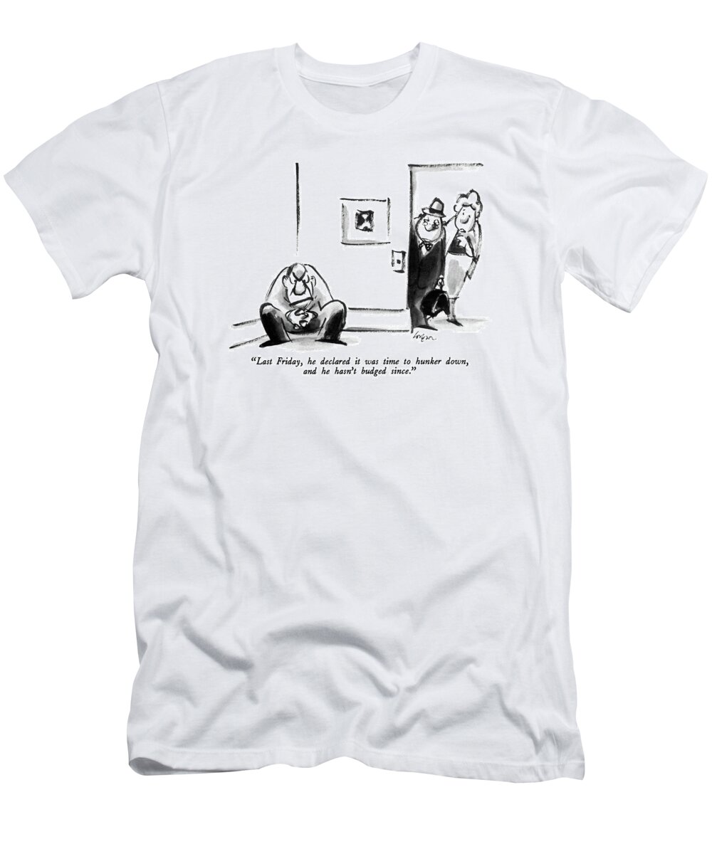 Doctors T-Shirt featuring the drawing Last Friday by Lee Lorenz