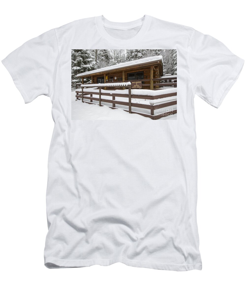Kancamagus Scenic Byway T-Shirt featuring the photograph Lincoln Woods Trailhead - Lincoln New Hampshire USA by Erin Paul Donovan