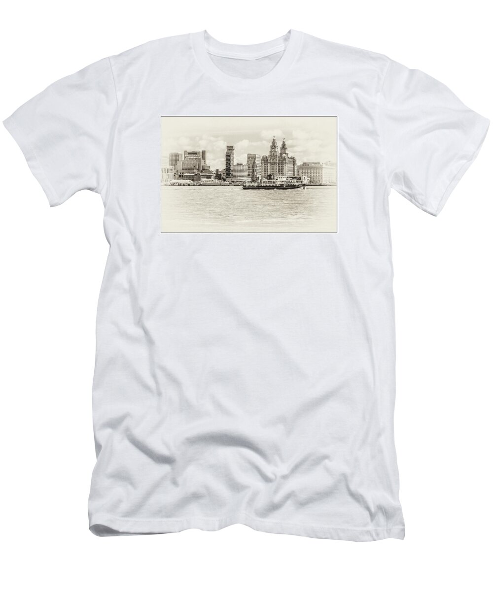 Liverpool Museum T-Shirt featuring the photograph Liverpool Ferry by Spikey Mouse Photography