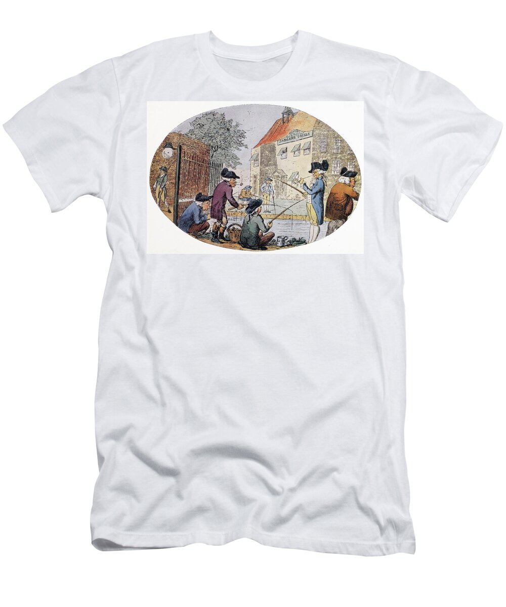 1796 T-Shirt featuring the painting London Fishermen, C1796 by Granger