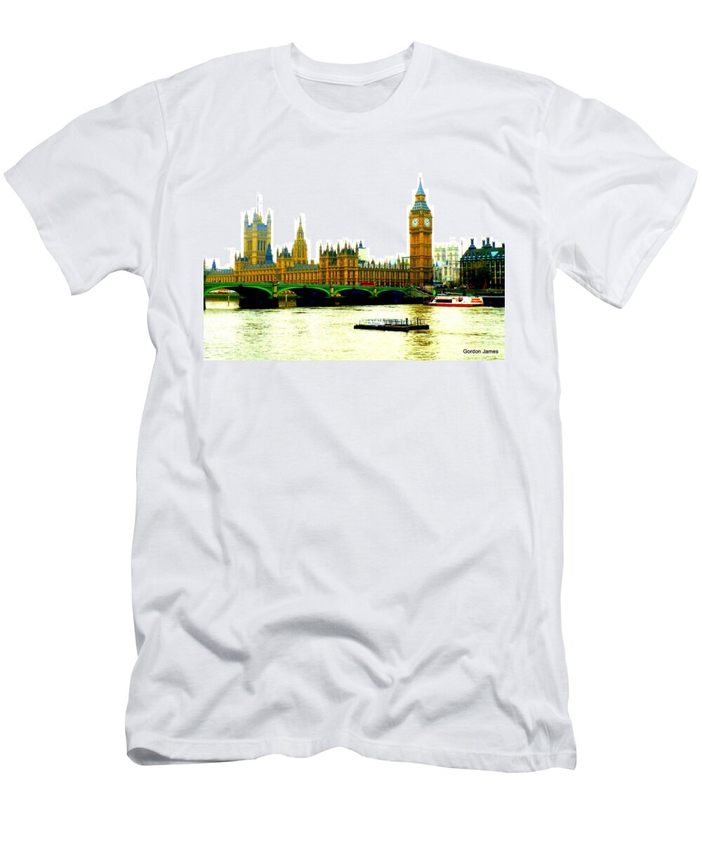 Landscape T-Shirt featuring the photograph London Icon 7 by Gordon James