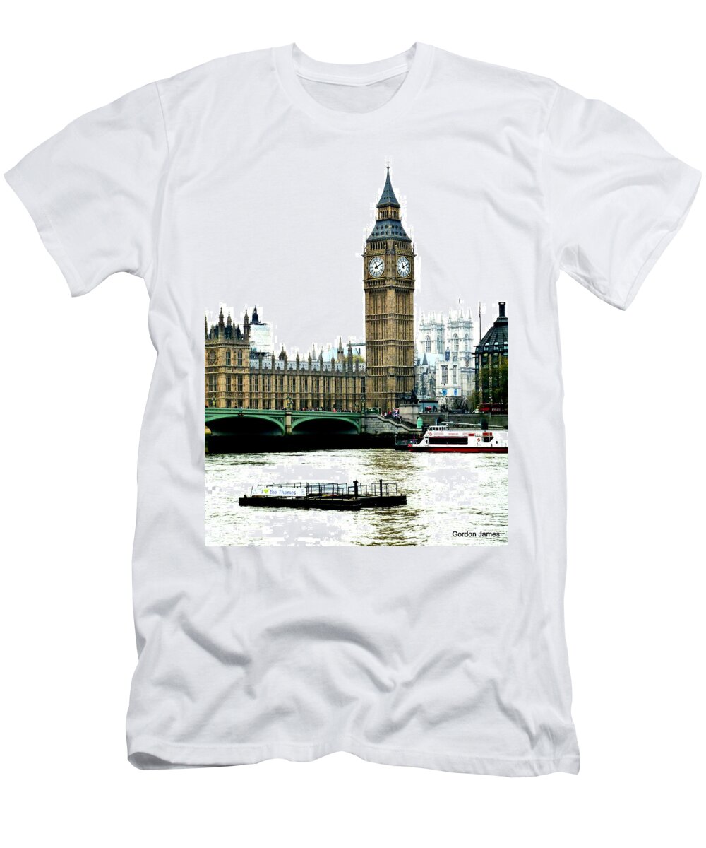 Landscape T-Shirt featuring the photograph London Icon 9 by Gordon James