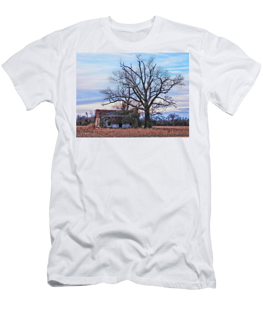 Victor Montgomery T-Shirt featuring the photograph Looking For Shade by Vic Montgomery