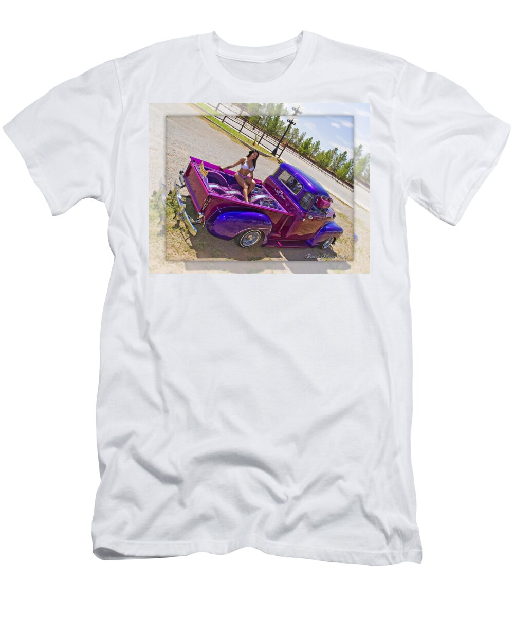Lowrider T-Shirt featuring the photograph Lowrider 23 d by Walter Herrit