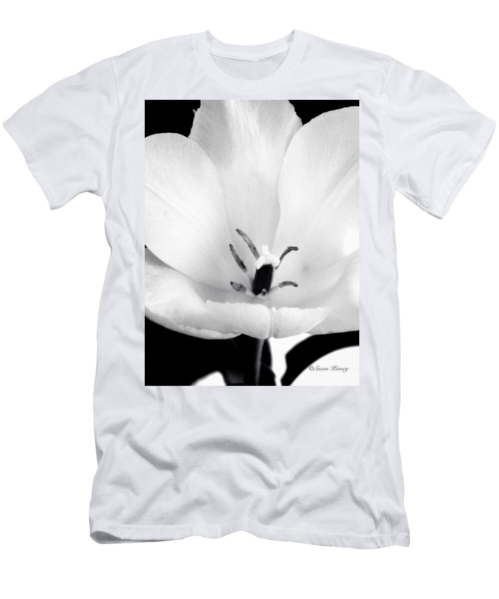 Flower T-Shirt featuring the photograph Luminance by Susan Kinney