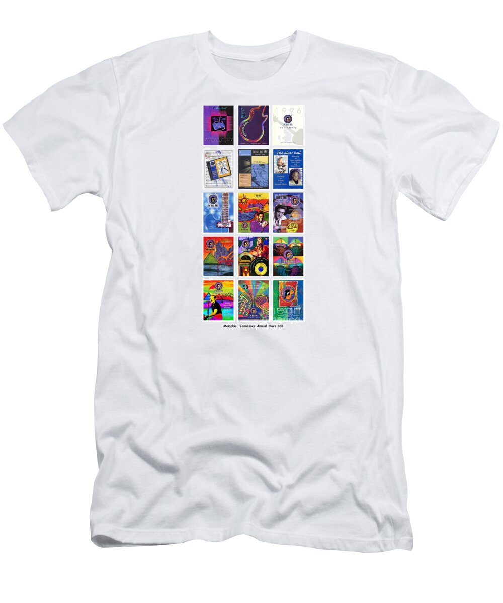 Music T-Shirt featuring the photograph Posters of Music by David Bearden