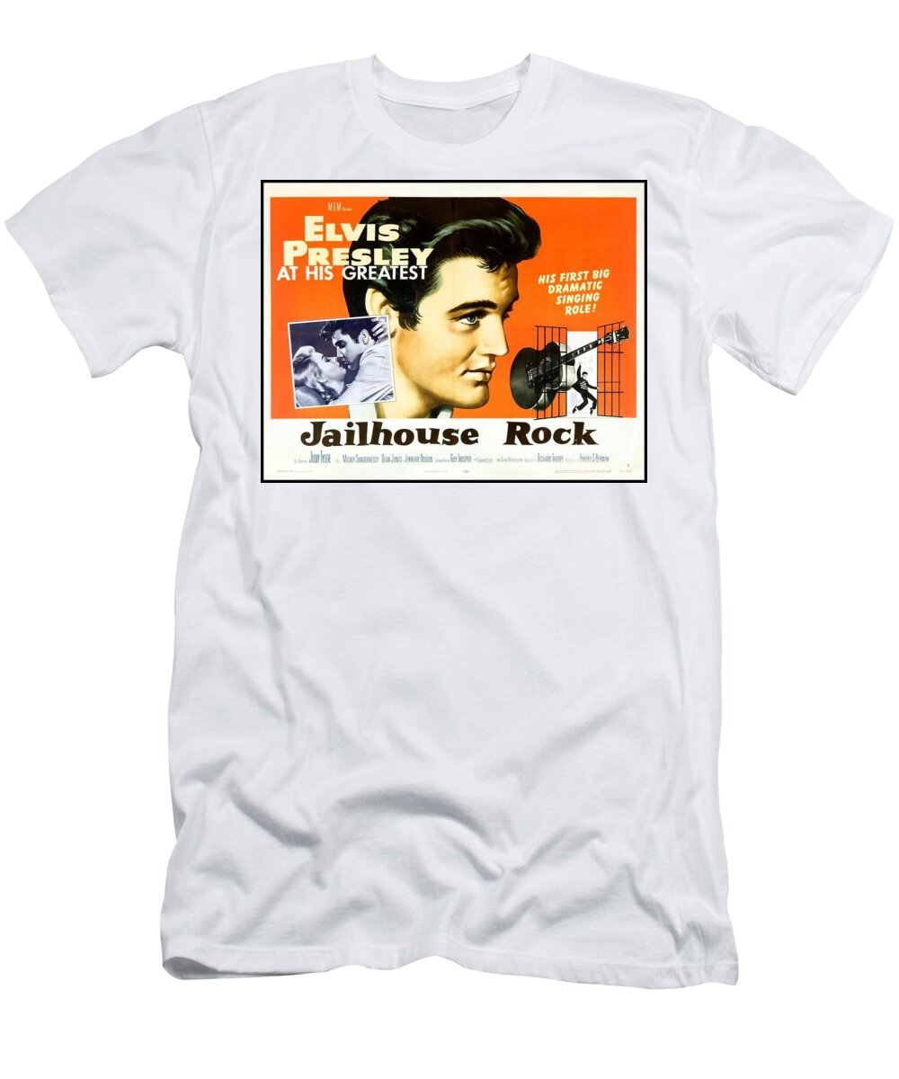 Elvis T-Shirt featuring the photograph Mix Of Different Images Elvis by Action