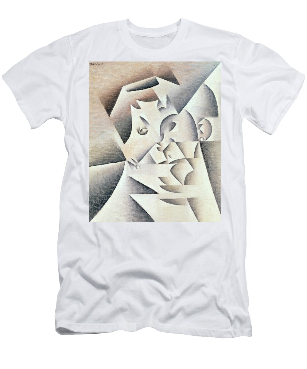 Mother Of The Artist T-Shirt featuring the painting Mother of the Artist by Juan Gris