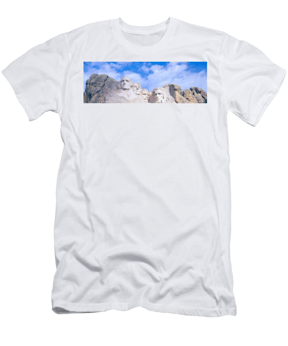 Photography T-Shirt featuring the photograph Mount Rushmore, South Dakota by Panoramic Images