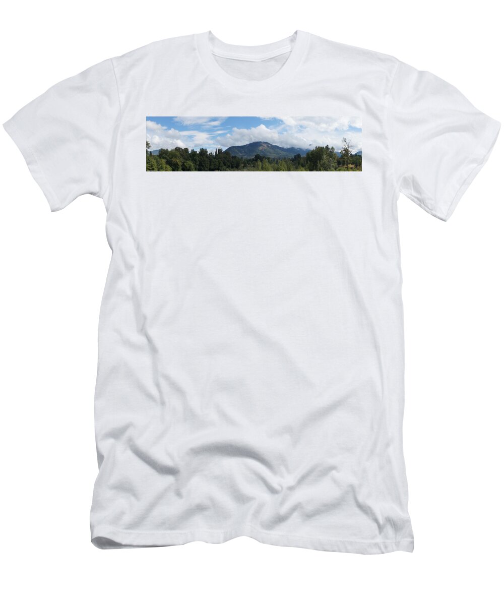 Panorama T-Shirt featuring the photograph Mt Baldy Panorama from Grants Pass by Mick Anderson