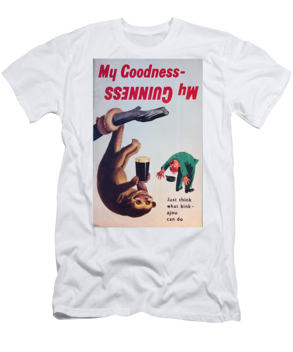My Goodness T-Shirt featuring the digital art My Goodness- My Guinness by Georgia Fowler