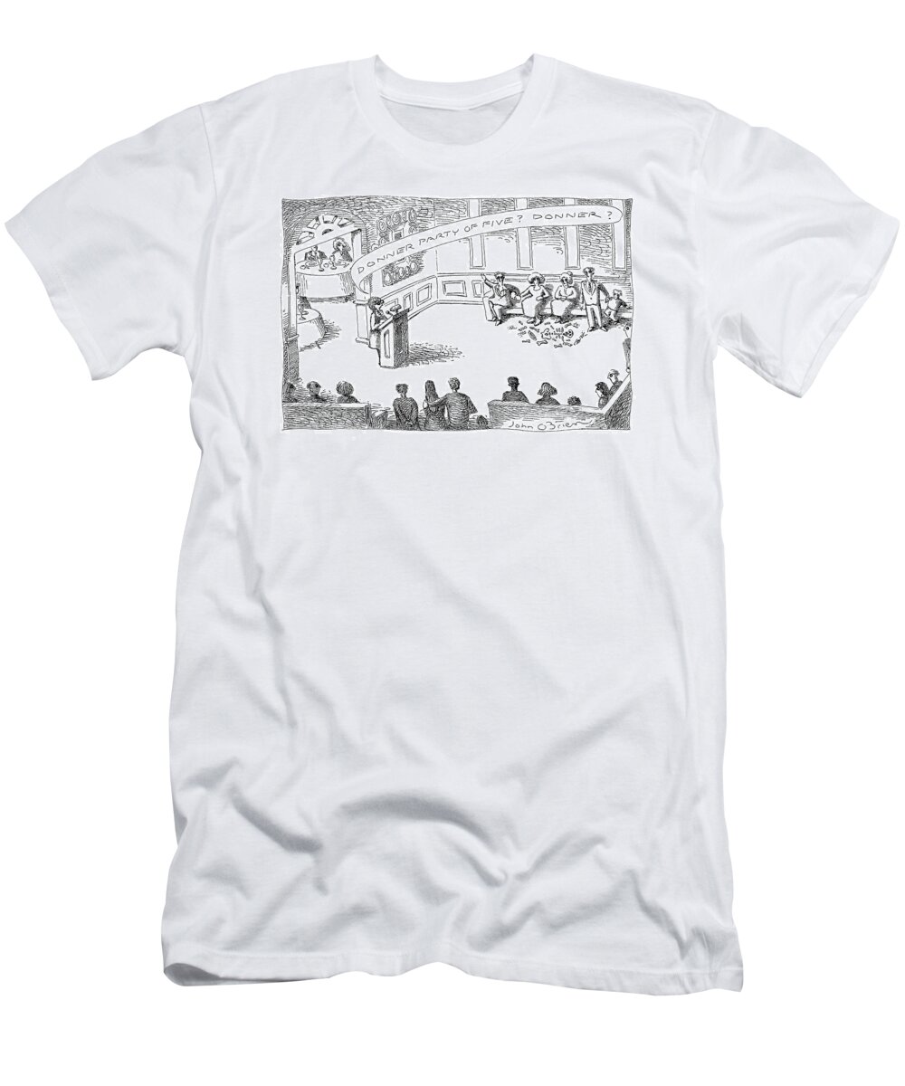 Skeletons T-Shirt featuring the drawing New Yorker April 13th, 1998 by John O'Brien