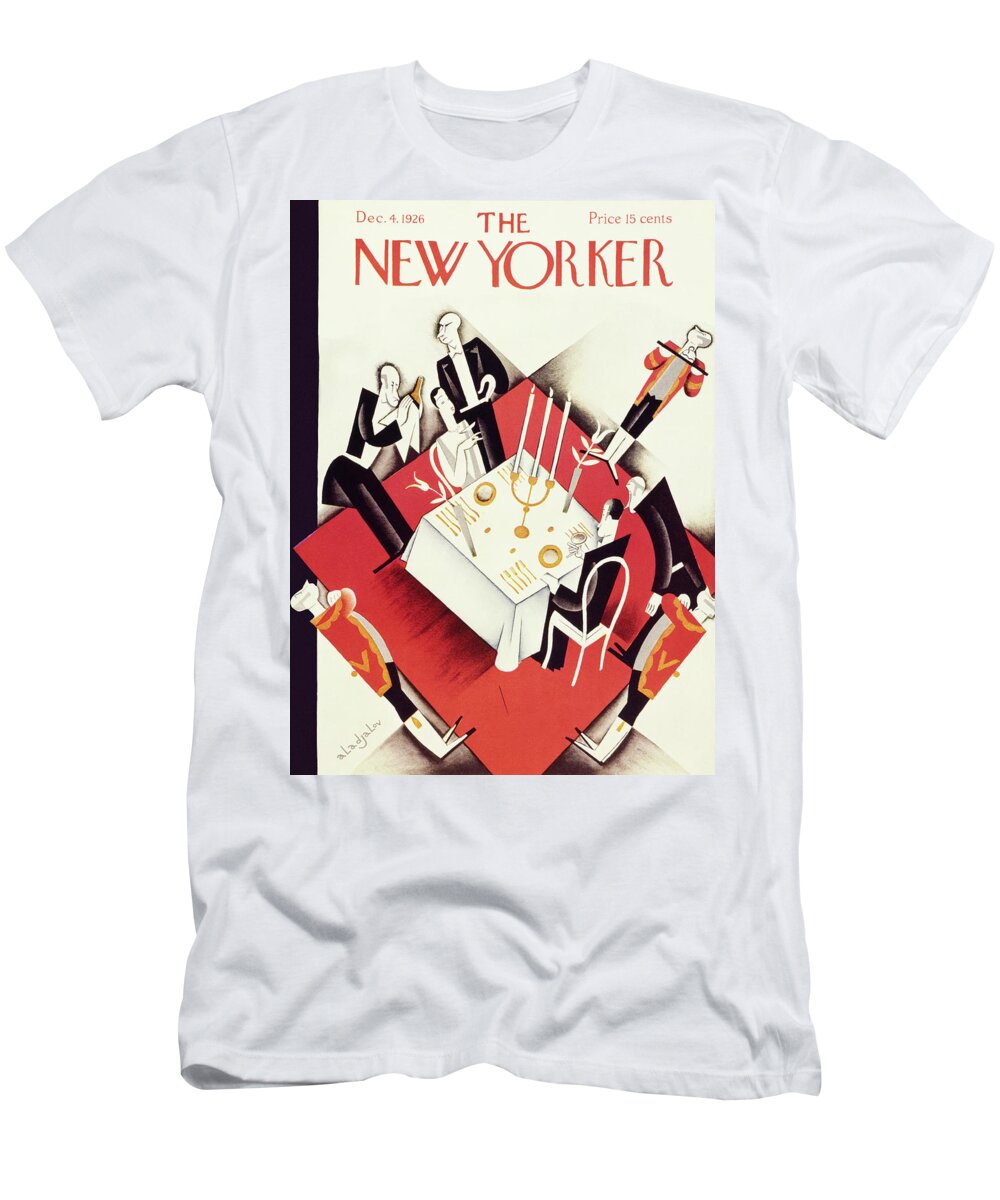 Illustration T-Shirt featuring the painting New Yorker December 4 1926 by Constantin Alajalov